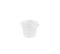 Pot à sauce et couvercle transparent 30 mL par 100