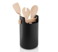 Pot à ustensiles 20 cm, avec manche en bois, noir, Eva Solo