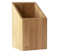Pot à ustensiles NBA203 18 cm, marron, bambou, Pebbly