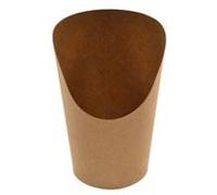 Pot à wraps / frites en carton kraft 360 ml 1000 unités Betik 12