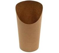 Pot à wraps / frites en carton kraft 480 ml 1000 unités Betik 12