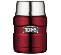 Pot alimentaire isotherme - King - Cranberry - Inoxydable - Rond - Compatible lave-vaisselle