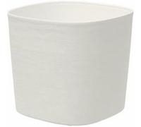 Garden ID - Pot avec réserve d'eau Respect - Blanc 40×40 cm - 100% déchets ménagers, 100% recyclable