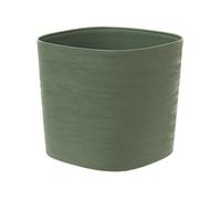 Garden ID – Pot de plante Respect – Réserve d'eau – Recyclé 30×30cm Surface structurée Vert de gris