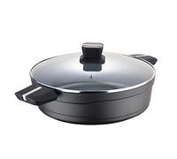 Pot avec couvercle en verre San Ignacio Bistro SG6427 Matte back Cast aluminium Drop