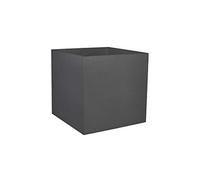 Pot carré Graphit - Anthracite - 49.5x49.5x49.5-57L - EDA Plastiques - Intérieur et extérieur