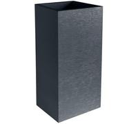 Pot Carre Haut Gris Anthracite Graphit 31 Litres - Eda
