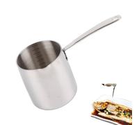 Pot chauffe-beurre, cafetière turque, chauffe-lait, petite casserole avec balances et bec verseur triple épaisseur en acier inoxydable (900ML/30oz)