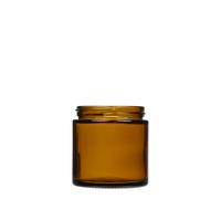 Pot de 120 ml « Brown Line », verre, brun, ouverture : bouchon à vis