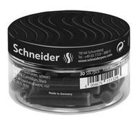 Schneider 6701 Cartouches d'encre (cartouches standard pour stylos), non effaçable, noir, 30 pièces