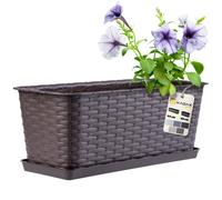 Pot de balcon KADAX avec support, jardinière avec supports