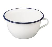 Pot de chambre - Ibili - 903524 - Acier émaillé vitrifié - Diamètre 24 cm - Blanc/Bleu