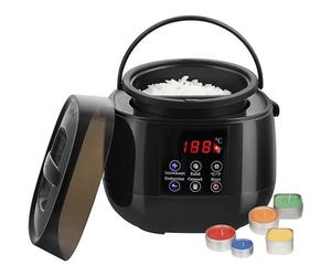 Pot de cire de bougie lectrique antiadhsif kit de fabrication de bougies DIY cire de soja et cire dabeille