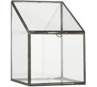Pot de culture en verre pour serre, dimensions 18x18x26 cm