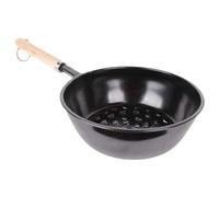Pot de démarrage à charbon de bois, poêle à charbon portable, allume-feu à charbon avec poignée en bois, outil de combustion par le fond du pot creux, démarreur à charbon de bois Rapidfire, liquide de