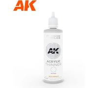 Pot de diluant AK Interactive Blanc 100 ml