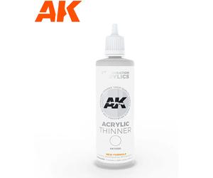 Pot de diluant AK Interactive Blanc 100 ml