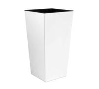 Prosperplast Pot de fleur Urbi Square DURS240-S449 carré 19 L avec réservoir blanc 45 x 24 x 24 cm