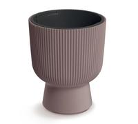 Pot de fleurs rond Milly DBMIG240 Marsala avec insert cannelé