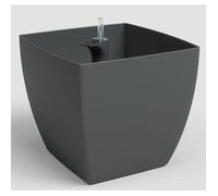 Pot de fleurs - ARTEVASI - Siena SWS 30 MA - Intérieur/extérieur - Plastique - Ø30 x H27 cm - 17,5 L - Gris anthracite