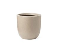 Capi Europe - Pot Boule Waste Smooth NL - 35x34 - Terrazzo Beige - Ouverture Ø35 - Pot intérieur et extérieur - KTB932