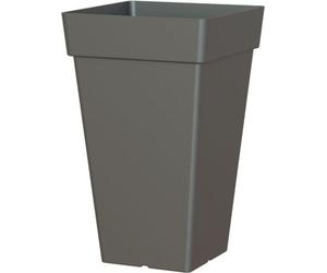 Pot De Fleur Capri Carré Haut Anthracite Design Moderne Et Robustesse Pour Extérieur - Artevasi