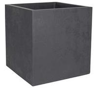 EDA Jardinière BASALT double paroi 395 mm anthracite