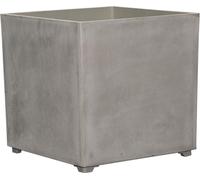 Pot de Fleur Carré Gris 50L 40x40cm - Jardinière Extérieure Balcon Terrasse Jardin ARTPLAST