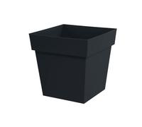 Pot De Fleur Carré Toscane 39 X H.39 Cm - Anthracite - Eda Gris