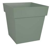 Pot de fleur carré - Toscane - EDA - 39 x 39 x H. 39 cm - Intérieur / Extérieur - 38L - Vert Laurier