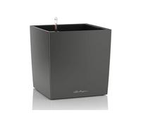 Pot de fleur Cube Premium 40 - kit complet, anthracite métallisé