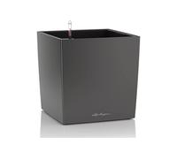 Pot de fleur Cube Premium 50 - kit complet, anthracite métallisé