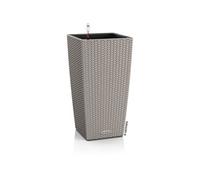 Pot de fleur Cubico Cottage 40 - kit complet, brun sable