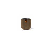 Pot de fleur cylindre EUROPE Groove NL 36 x 38 cm noir/or
