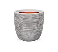 Pot de fleur EUROPE Nature Rib KOFI935 54 x 52 cm double paroi ivoire UV