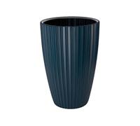 Pot de fleurs éco-responsable Garden ID Fancy - 40 x 58 cm - Bleu pétrole - Résistant aux chocs, gel et UV - Pour jardin, balcon, intérieur