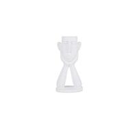 Pot de fleur interieur en forme de visage humain FONGWAN Art irrégulier Décoration vase-Blanc Blanc G