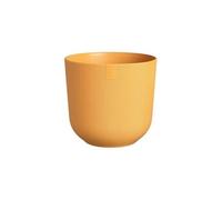 Elho - Pot de fleurs d'intérieur Jazz Round - Plastique 100% recyclé - Ø 34.5 x H 32.2 cm - Jaune