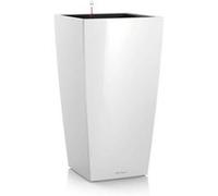 Pot De Fleur - Lec - Cubico Premium 50 - Blanc Brillant - Avec Réserve D'Eau - 59L Blanc G