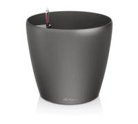 Pot de fleur LECHUZA Classico Premium 70 - kit complet, anthracite métallisé
