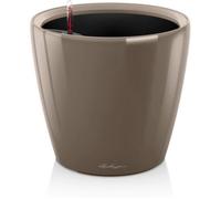 Lechuza – Pot de fleurs d'intérieur Classico Premium LS50 – Réserve d'eau intégrée – Taupe Ø50×47cm