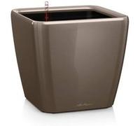 Lechuza - Pot de Fleurs d'Interieur - Premium Quadro Ls - Réserve d'Eau Intégrée - Coloris Taupe - 50 x 50 x 47 cm
