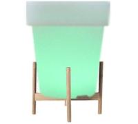 Pot de Fleur Lumineux de LED, Pot de Plante D'orchidée de Lumières de Jardin Imperméables pour le Décor de Balcon de Jardin à la M