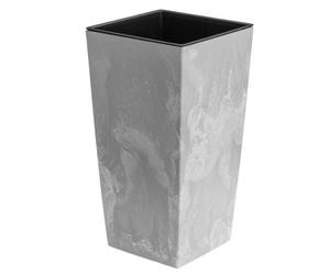 Pot De Fleur - Noname - Haut Cache Pot - Gris - 16,3 L - Aspect Béton - H 420 Mm Multicolore