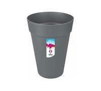 Pot De Fleur Plastique Rond Loft Urban Gris Anthracite Ø 34 X 45,6 Cm 23 L
