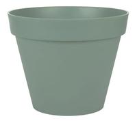 Pot de fleur Rond - Ø 40 cm - EDA - Toscane - 23 L - Intérieur/Extérieur - Ø 40 x H.32 cm - Vert Laurier