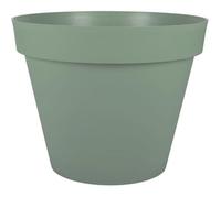 Pot de fleur Rond - Ø 60 cm - EDA - Toscane - 76 L - Intérieur/Extérieur - Ø 60 x H 47 cm - Vert laurier