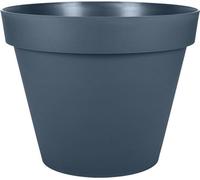 Pot de fleur Rond EDA Toscane, Ø 48 cm, 43 L, Intérieur/Extérieur, Bleu Jean