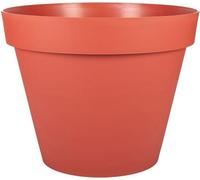 Pot de fleur Rond EDA Toscane, Ø 60 cm, 76 L, Intérieur/Extérieur, Orange Terre Battue