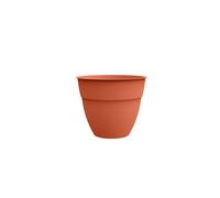 Pot De Fleur Rond Osaka Ø 40 X H.34,3 Cm Orange Terre Battue - Eda Gris